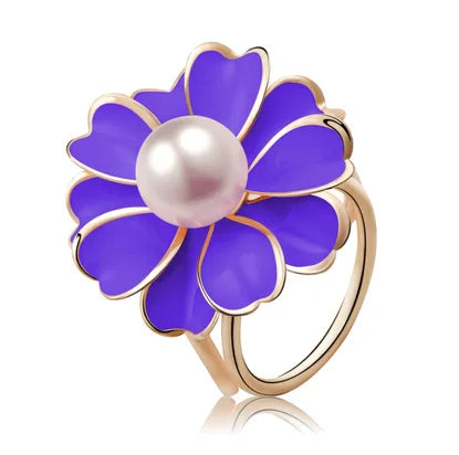 Écharpe en soie à boucle en forme de fleur de perle, écharpes à boucle tricyclique