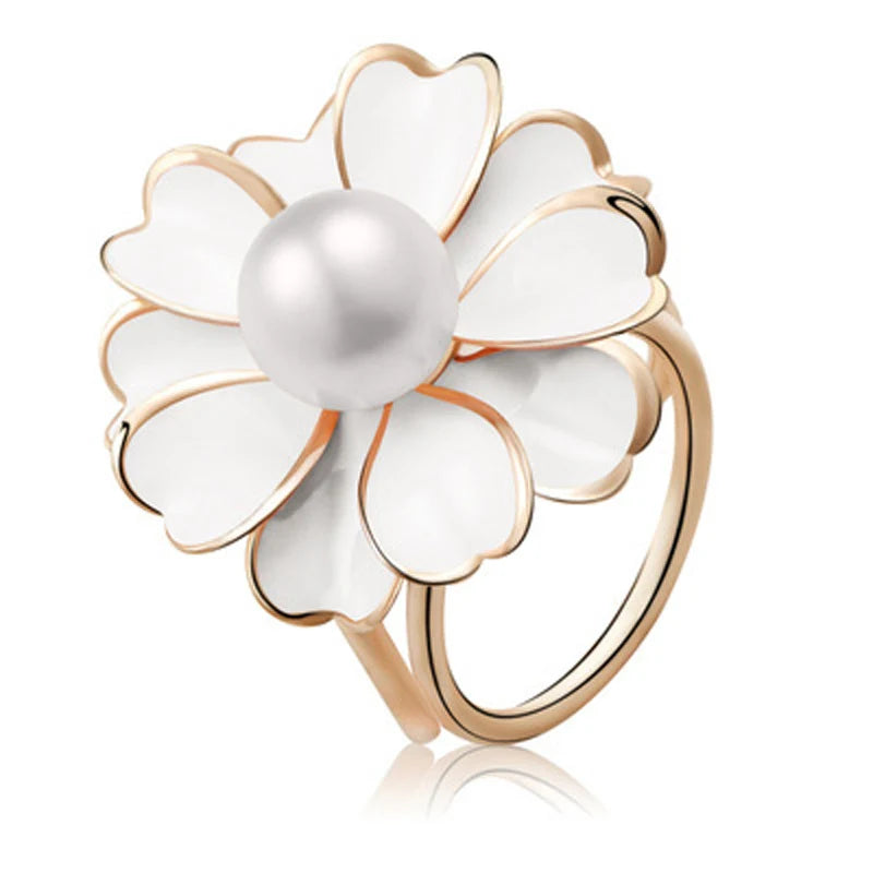 Écharpe en soie à boucle en forme de fleur de perle, écharpes à boucle tricyclique