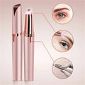 Tondeuse à sourcils électrique pour femmes, crayon à sourcils, épilateur de visage automatique, couteau de poche