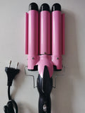 Fer à friser professionnel IRUIBEAUTY en céramique à triple cylindre, outil de coiffage