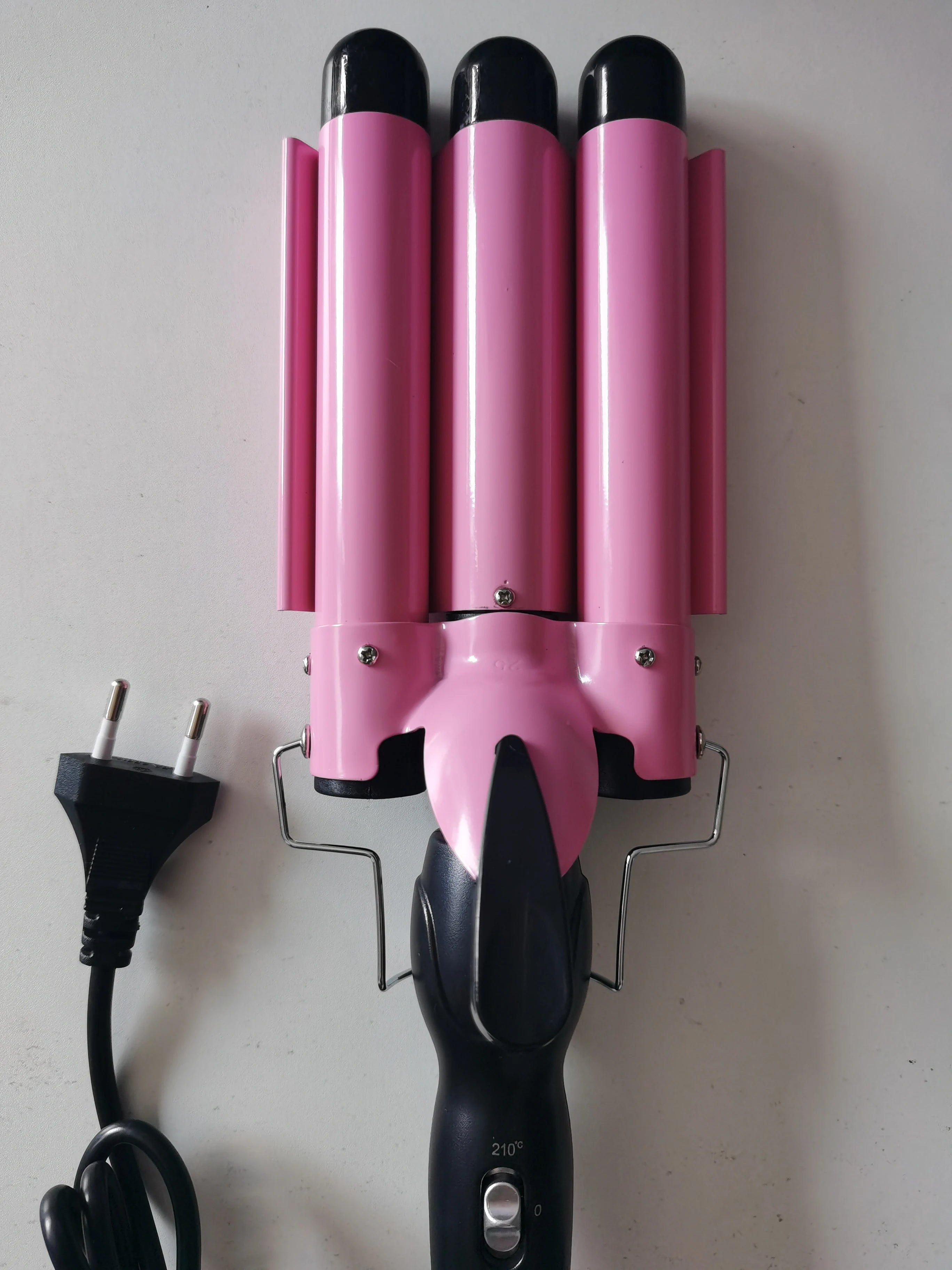 Fer à friser professionnel IRUIBEAUTY en céramique à triple cylindre, outil de coiffage