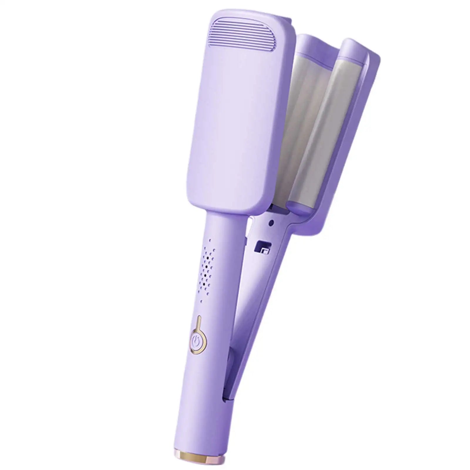 Fer à friser électrique 32 mm, outil de frisure automatique en laine d'agneau, fer à friser à ondulations profondes pour coiffure française longue durée, pour femmes.