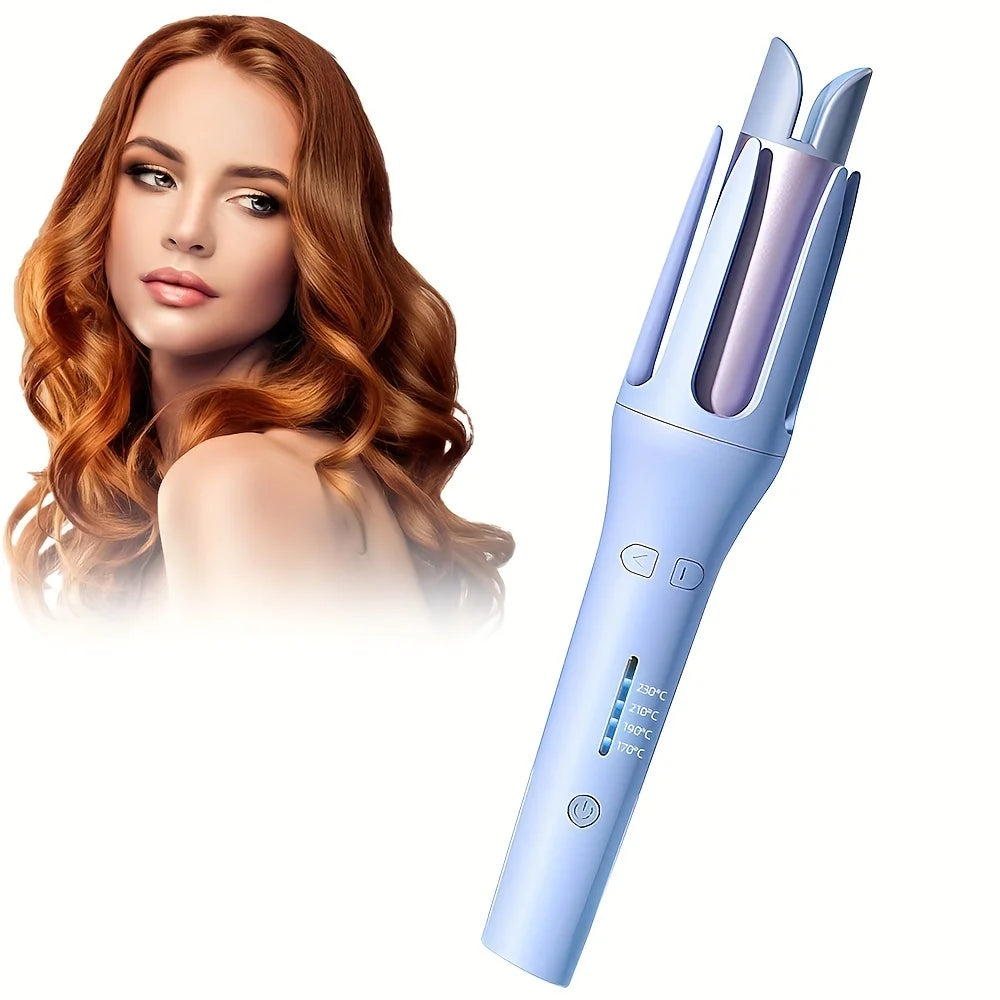 Fer à friser automatique 32 mm, rouleau en céramique rotatif automatique, fer à friser professionnel, onduleur de cheveux