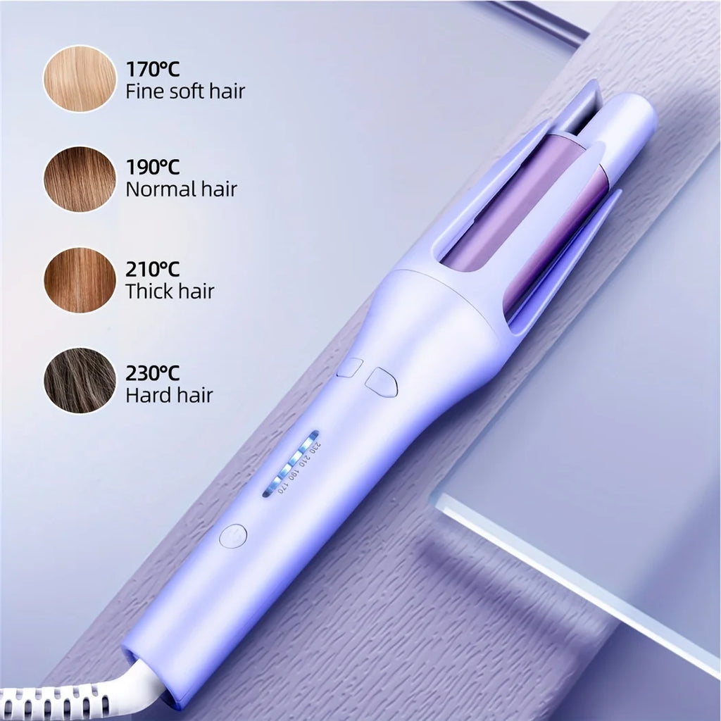 Fer à friser automatique 32 mm, rouleau en céramique rotatif automatique, fer à friser professionnel, onduleur de cheveux
