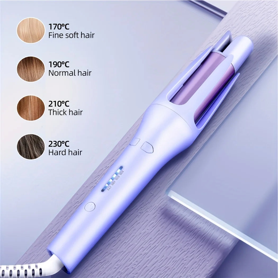 Fer à friser automatique 32 mm, rouleau en céramique rotatif automatique, fer à friser professionnel, onduleur de cheveux