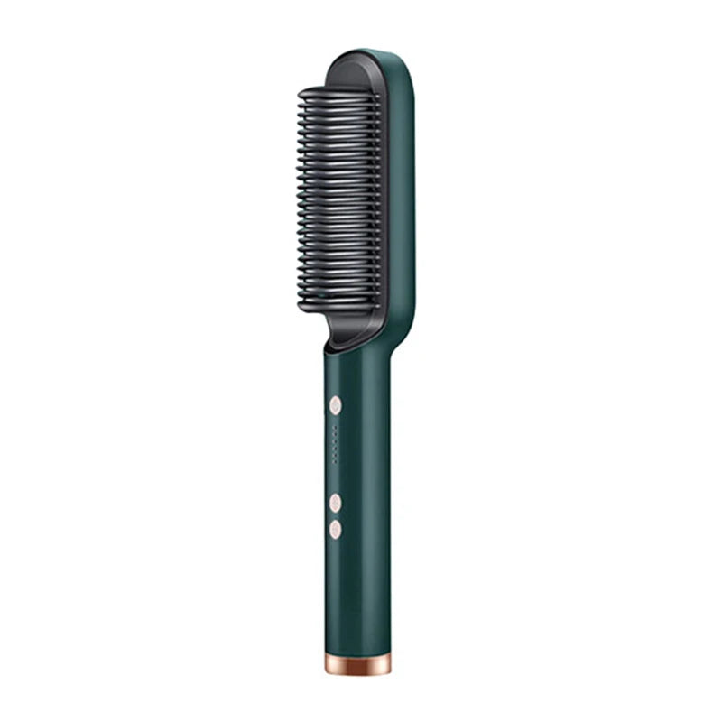 Brosse lissante électrique professionnelle et tendance à chauffage rapide en céramique